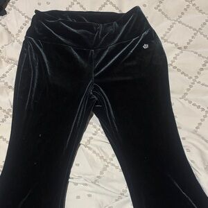 Juicy Couture WOMENS Black Velvet Leggings
